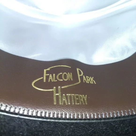 Custom 100% Beaver Western Weight Shag Fedora from Falcon Park Hattery, 609 mm - Picture 7 of 7
